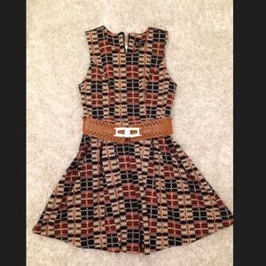 Windsor Black and Orange Dress